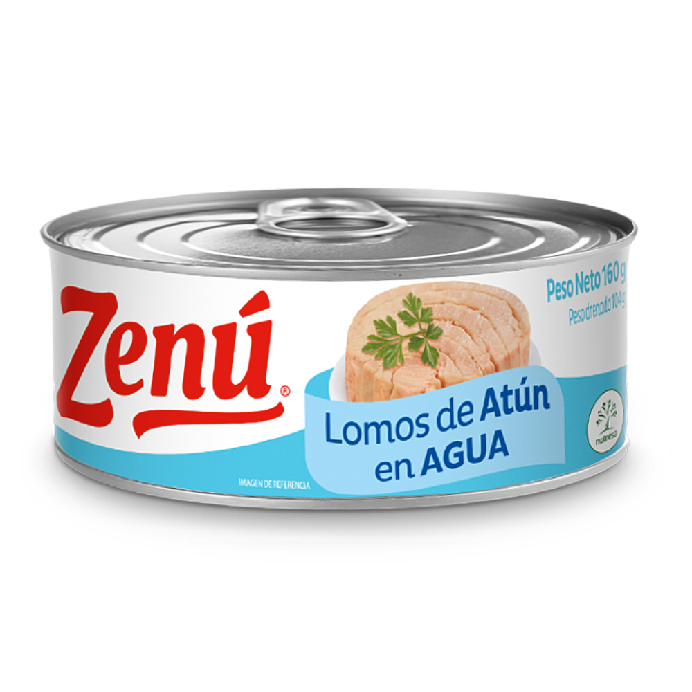 Lomos de atún en agua