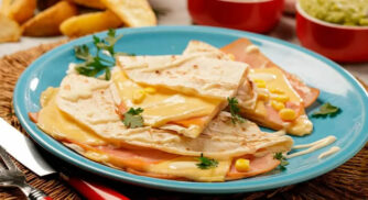 quesadillas de jamón y queso